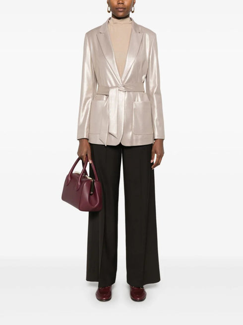 lamé blazer